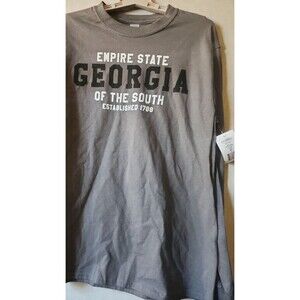 Hybrid Apparel NWT Long Sleeve Shirt Medium Georgia Empire Of The South D30 New